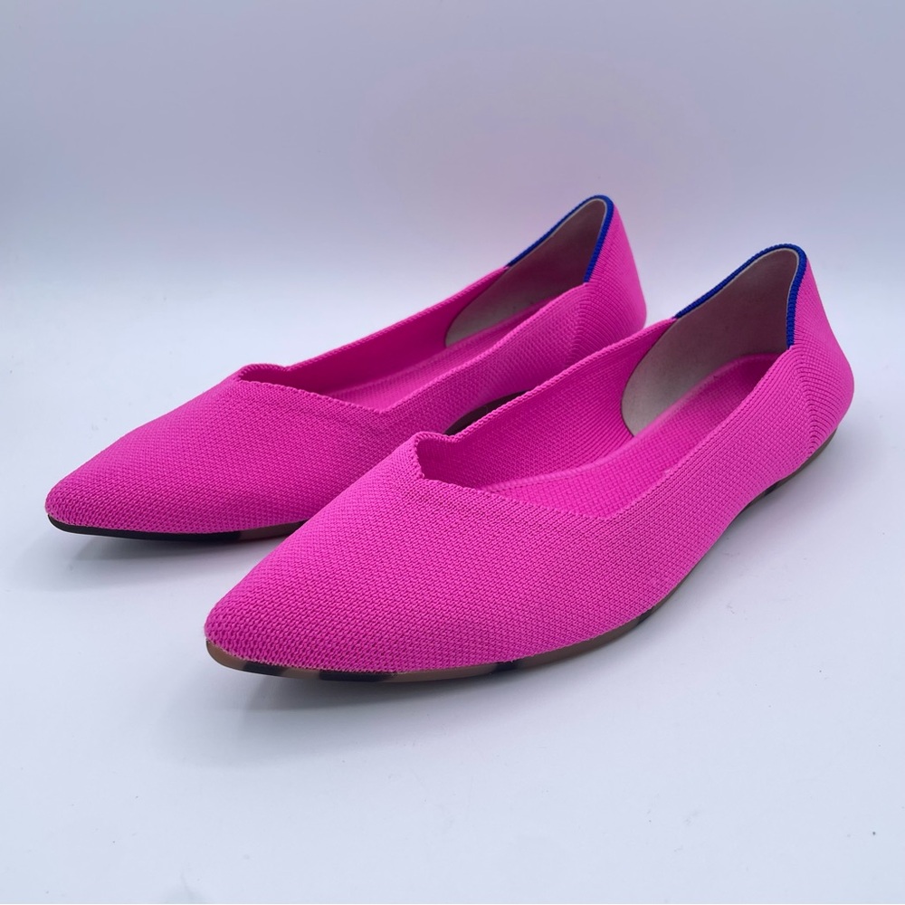 Rothy’s The Point II Flats 10 Pink - Picture 8 of 16